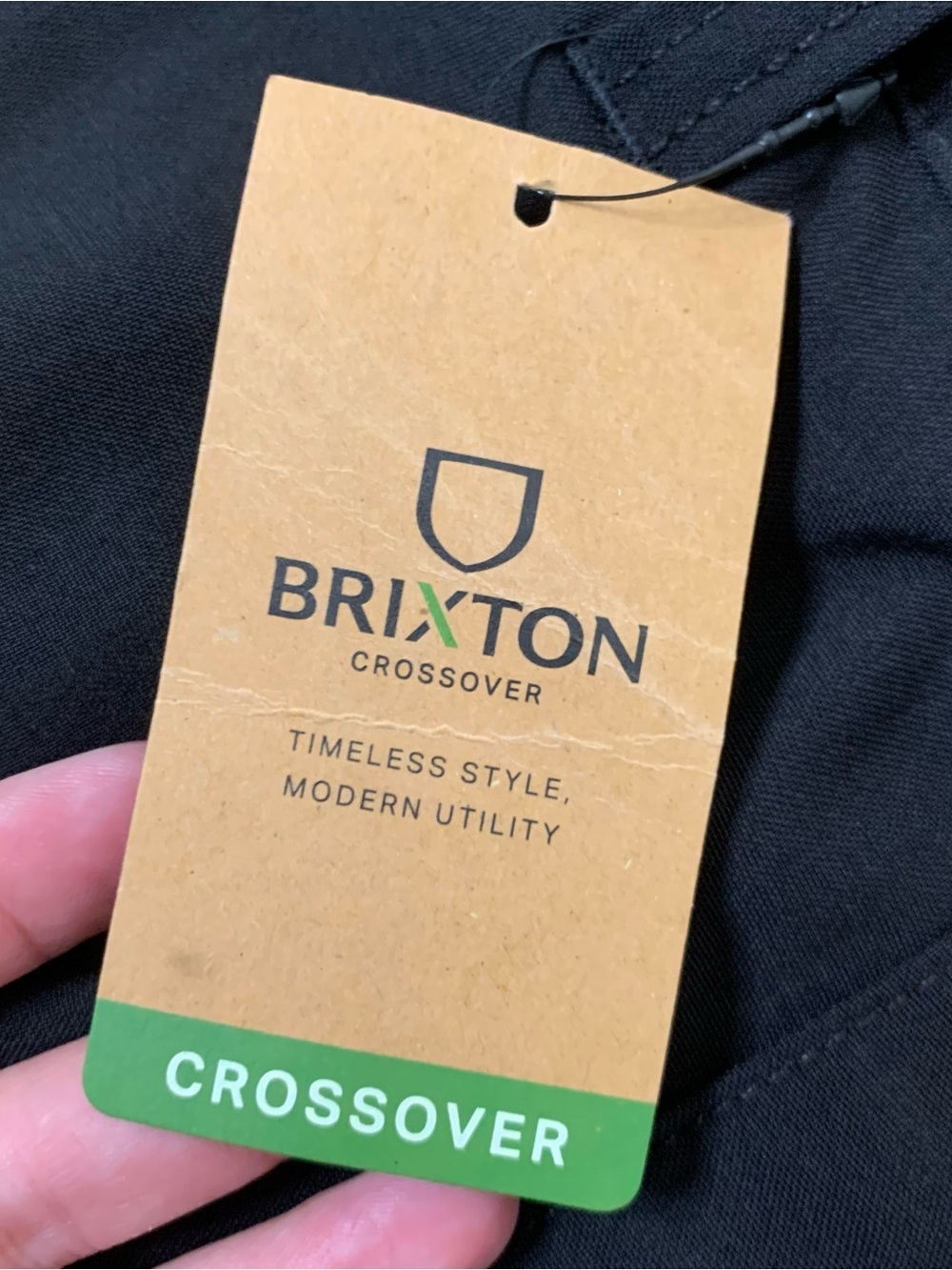 Brixton Mens black crossover nylon choice standard fit pants 30 NWT - Picture 8 of 11